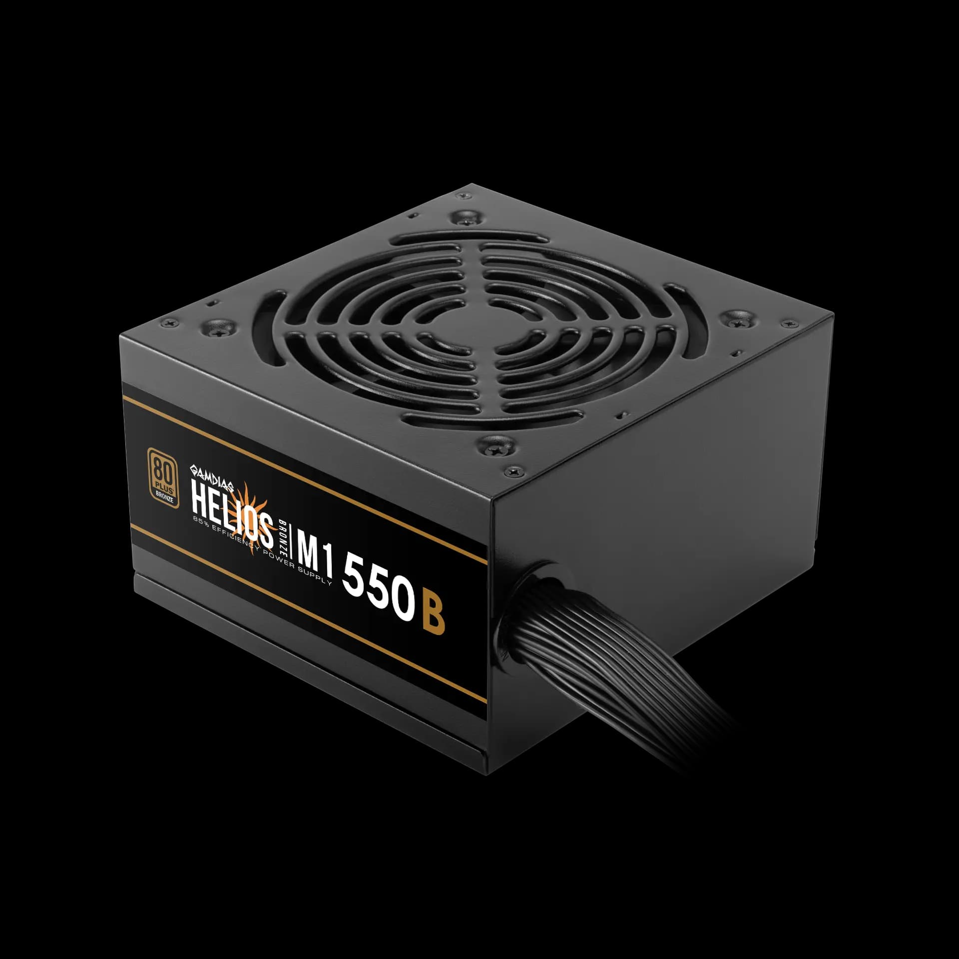 POWER SUPPLY GAMDIAS HELIOS M1 550B 550W 80+ BRONZE - NON MODULAR