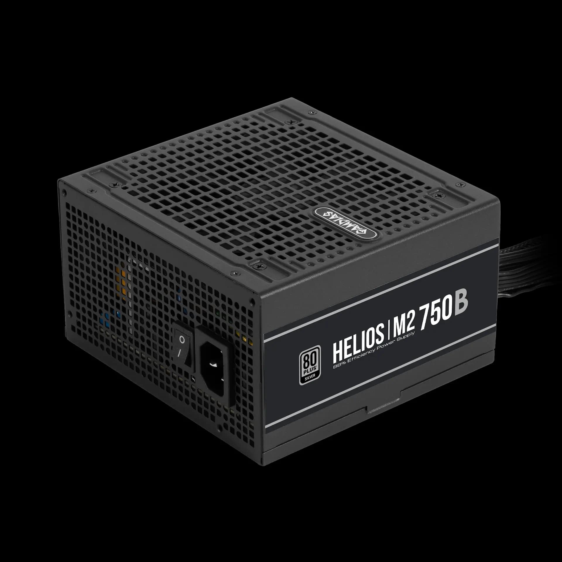 POWER SUPPLY GAMDIAS HELIOS M2 750B 750W 80+ SILVER ATX3. 1 - NON MODULAR