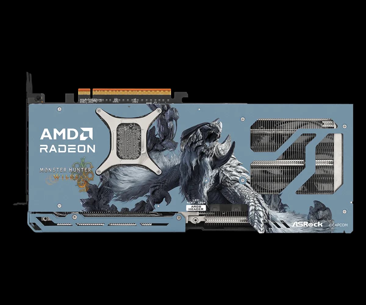 VGA CARD ASROCK MONSTER HUNTER WILDS EDITION RX 9070 XT 16GB GDDR6