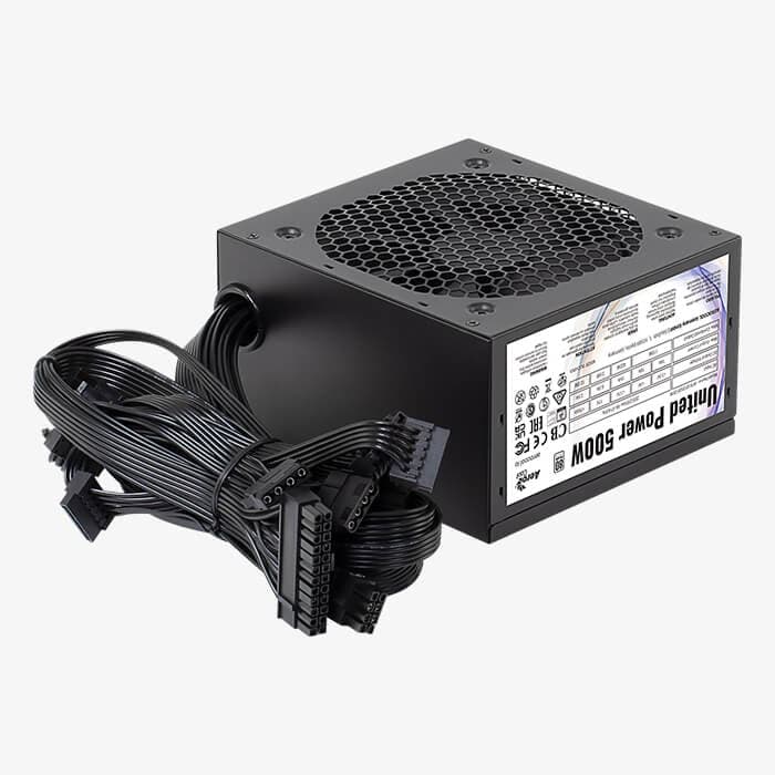 POWER SUPPLY AEROCOOL UNITED POWER 500W 80+ BRONZE 230V EU - NON MODULAR