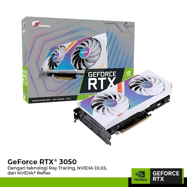 VGA CARD COLORFUL IGAME RTX 3050 ULTRA 8GB W DUO OC V2-V GDDR6