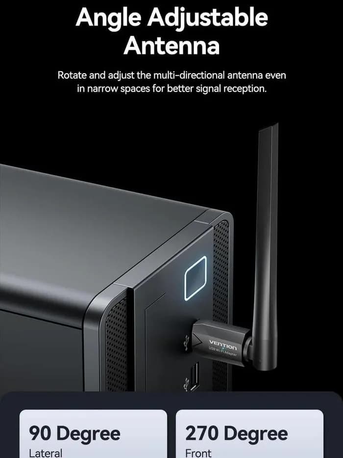 VENTION USB AC650 WI-FI DUAL BAND NETWORK WITH BLUETOOTH - KDUB0