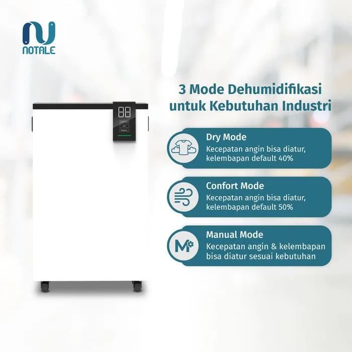 DEHUMIDIFIER NOTALE DRYMAX NTL-DD110 110L/HARI ANTI JAMUR SERAP KELEMBAPAN