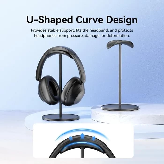 VENTION HEADPHONE STAND PREMIUM U-SHAPE GANTUNGAN - KSOB0