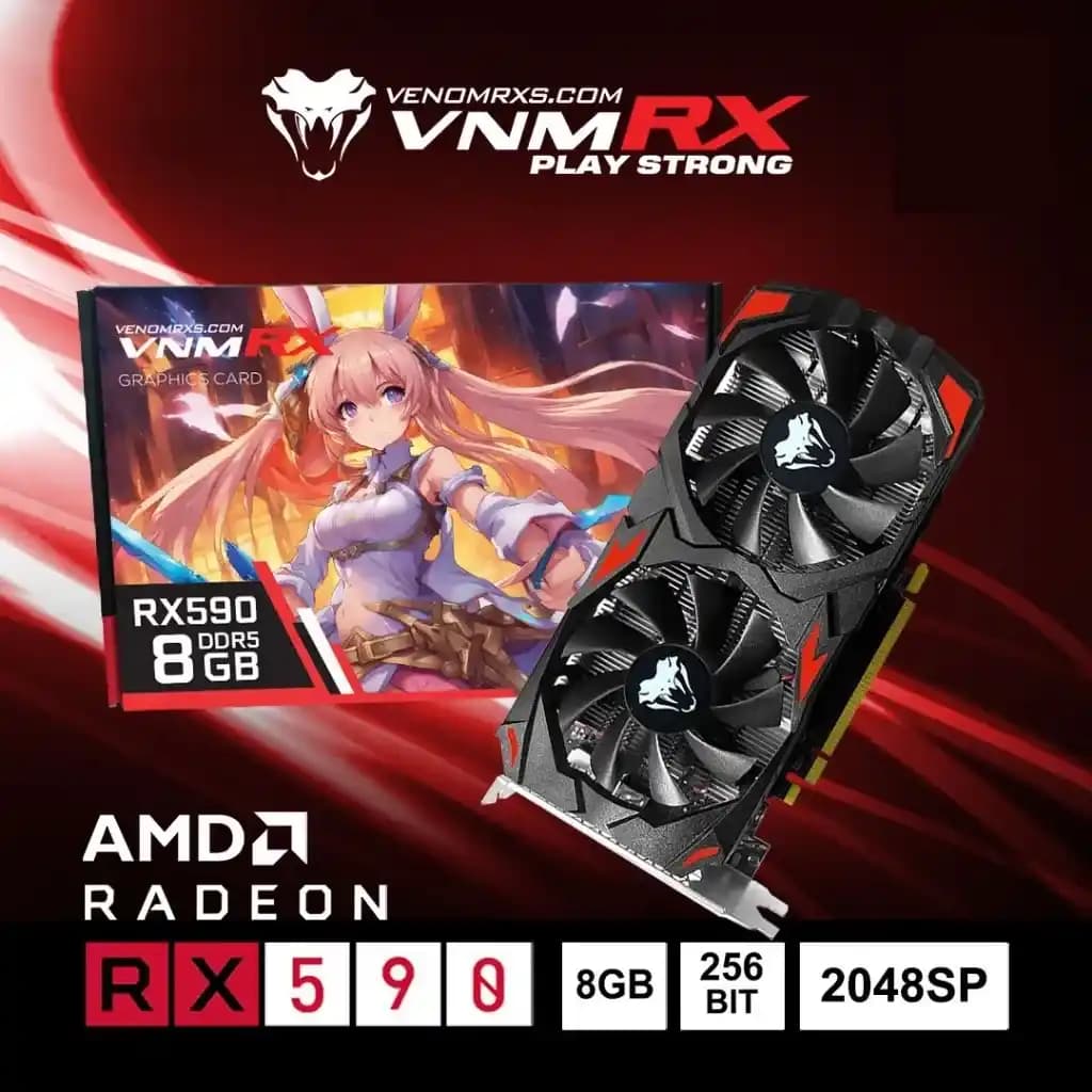VGA CARD VENOMRX RX 590 8GB DDR5