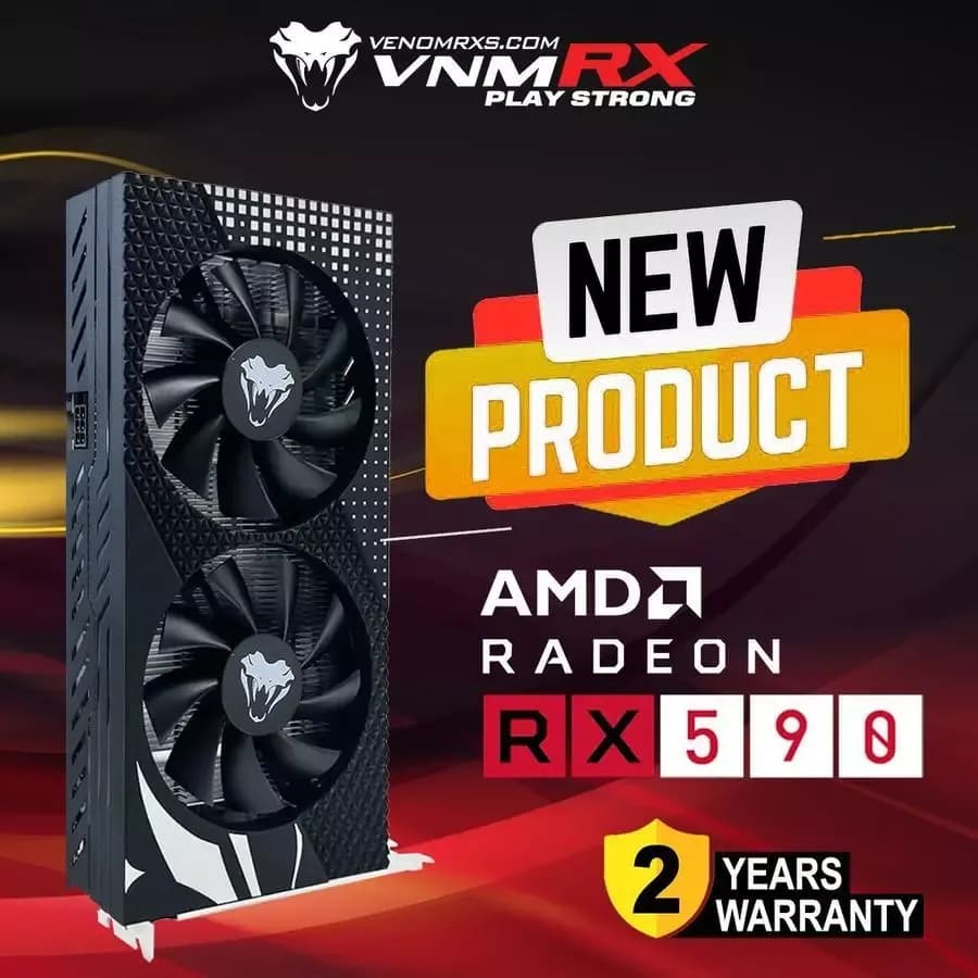 VGA CARD VENOMRX RX 590 8GB DDR5