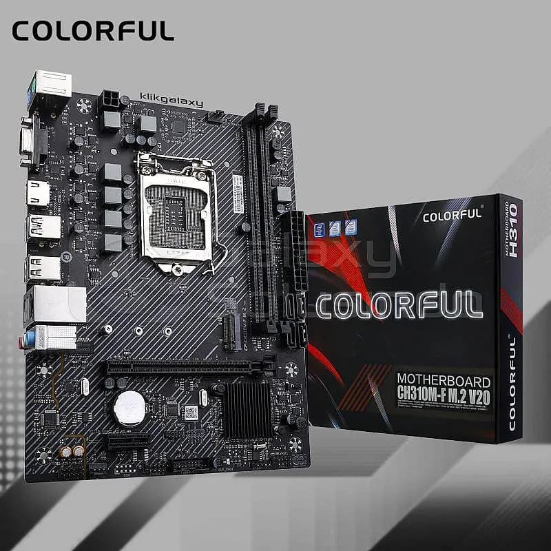 MOTHERBOARD COLORFUL H310M-D M.2 V20 LGA1151 DDR4 - mATX