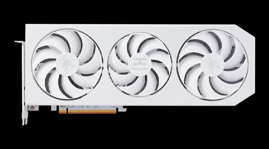 VGA CARD POWERCOLOR HELLHOUND SPECTRAL WHITE RX 9070 XT 16GB GDDR6