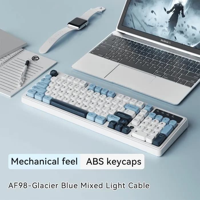 KEYBOARD AJAZZ AF98 MEMBRANE KEYBOARD WIRED OFFICE RGB