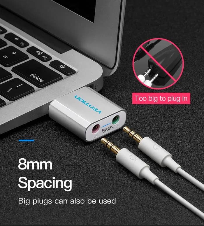 VENTION SOUND CARD AUDIO EXTERNAL S17 USB - VAB-S17-B