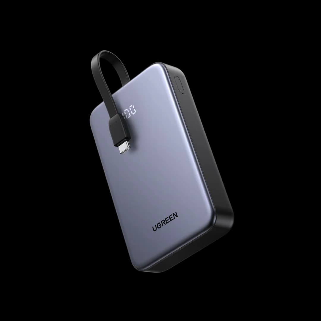 UGREEN POWERBANK NEXODE 20000mAh WITH BUILT-IN CABLE 20W - (45762)