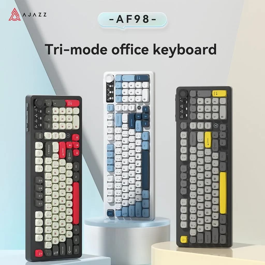 KEYBOARD AJAZZ AF98 MEMBRANE KEYBOARD WIRED OFFICE RGB