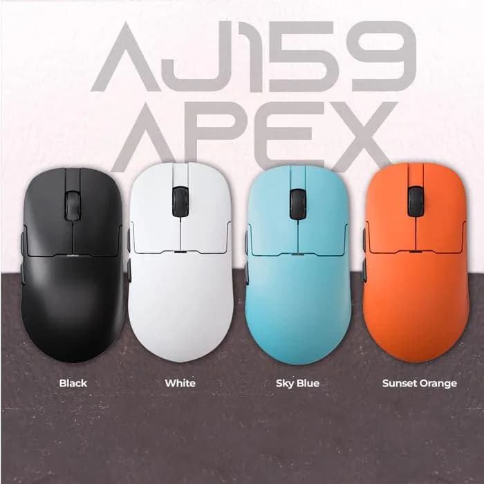 MOUSE AJAZZ AJ159 APEX 8K GAMING MOUSE TRI-MODE PAW3950 WITH CHARGING DOCK