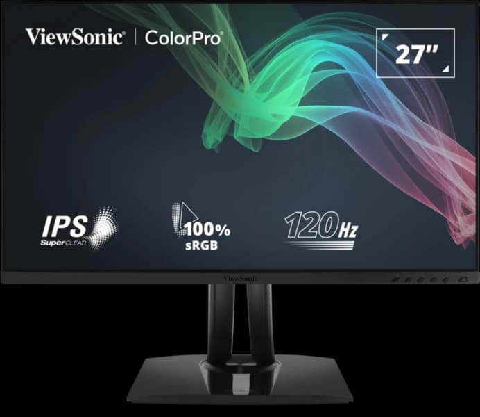 MONITOR VIEWSONIC VP2756A-2K 27" FLAT QHD (2560x1440) 120Hz 100% sRGB