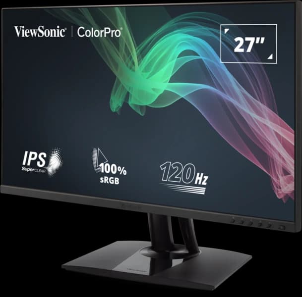 MONITOR VIEWSONIC VP2756A-2K 27" FLAT QHD (2560x1440) 120Hz 100% sRGB