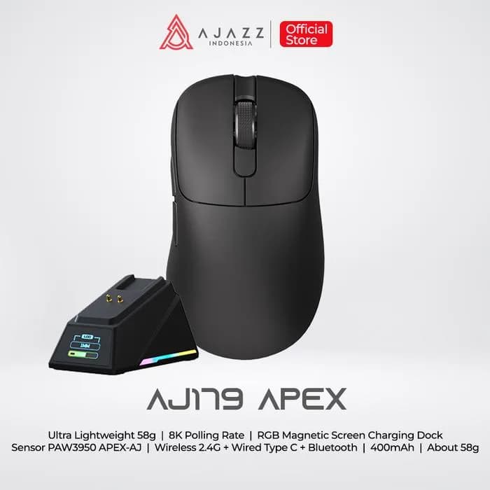 MOUSE AJAZZ AJ179 APEX GAMING MOUSE 8K TRI MODE PAW 3950