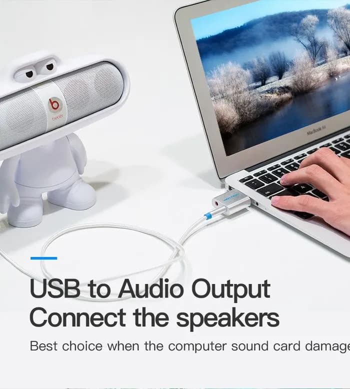VENTION SOUND CARD AUDIO EXTERNAL S17 USB - VAB-S17-B