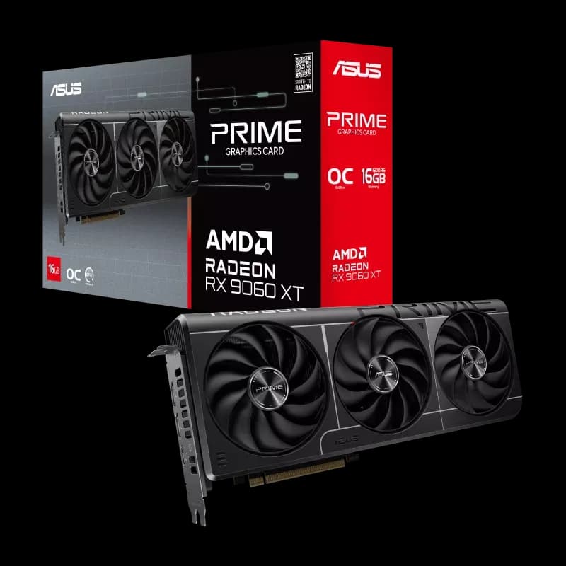 VGA CARD ASUS PRIME RX 9060 XT 16GB OC EDITION GDDR6