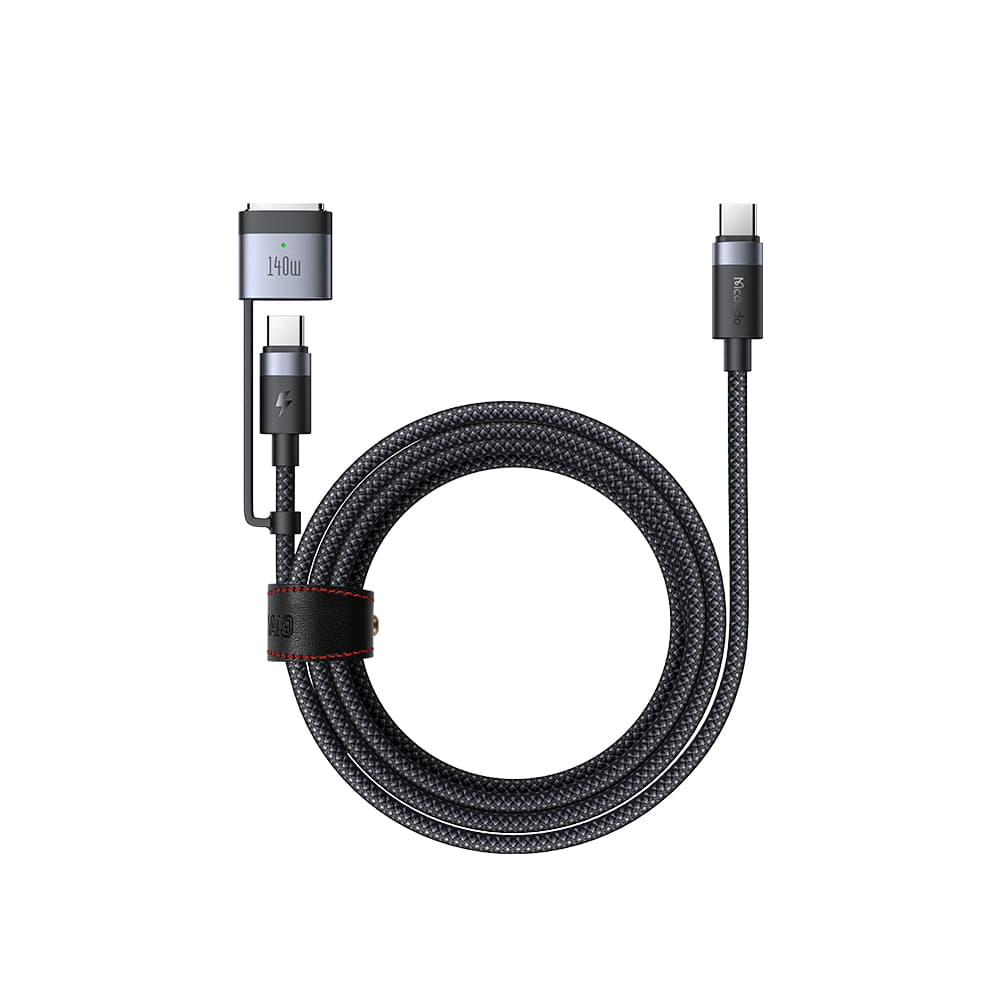 MCDODO KABEL MAGSAFE MACBOOK 2in1 USB TYPE-C TO TYPE-C FAST CHARGING 140W / 240W 2M - (CA-0140)