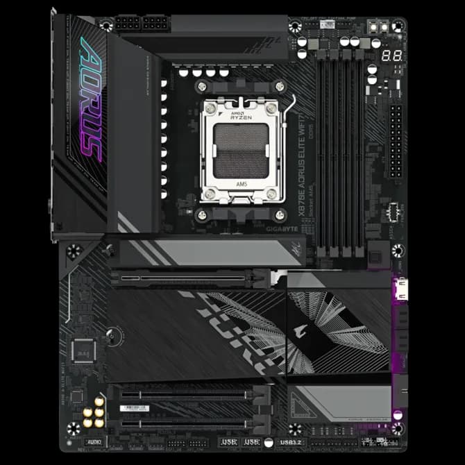 MOTHERBOARD GIGABYTE AORUS ELITE X870E WIFI7 AM5 DDR5 - ATX