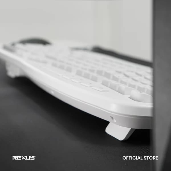 KEYBOARD REXUS ERCHO KL280 WIRELESS ERGONOMIC WITH AI SHORTCUT KEY
