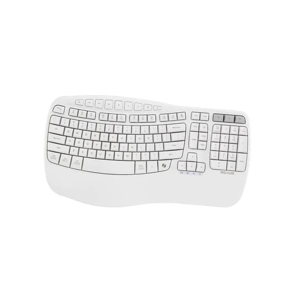 KEYBOARD REXUS ERCHO KL280 WIRELESS ERGONOMIC WITH AI SHORTCUT KEY
