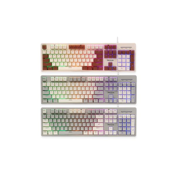 KEYBOARD REXUS K9E MEMBRANCE WITH RGB BACKLIGHT FULLSIZE