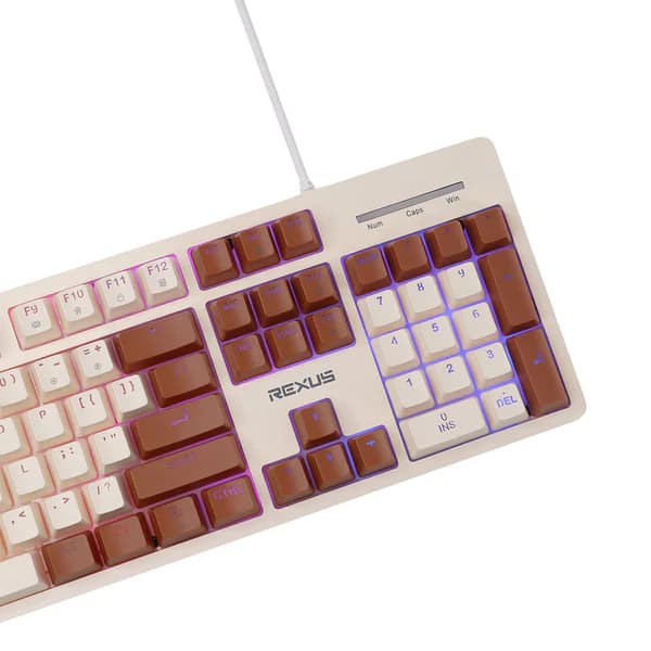 KEYBOARD REXUS K9E MEMBRANCE WITH RGB BACKLIGHT FULLSIZE