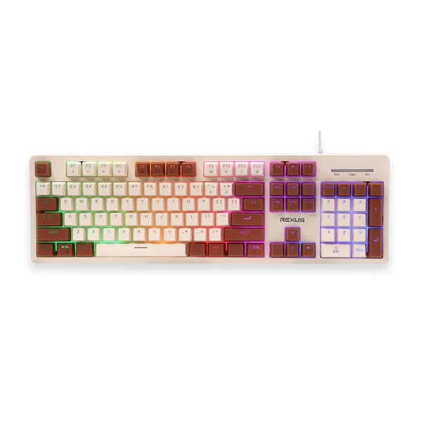 KEYBOARD REXUS K9E MEMBRANCE WITH RGB BACKLIGHT FULLSIZE