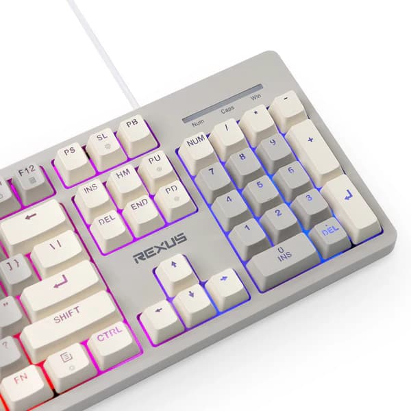 KEYBOARD REXUS K9E MEMBRANCE WITH RGB BACKLIGHT FULLSIZE