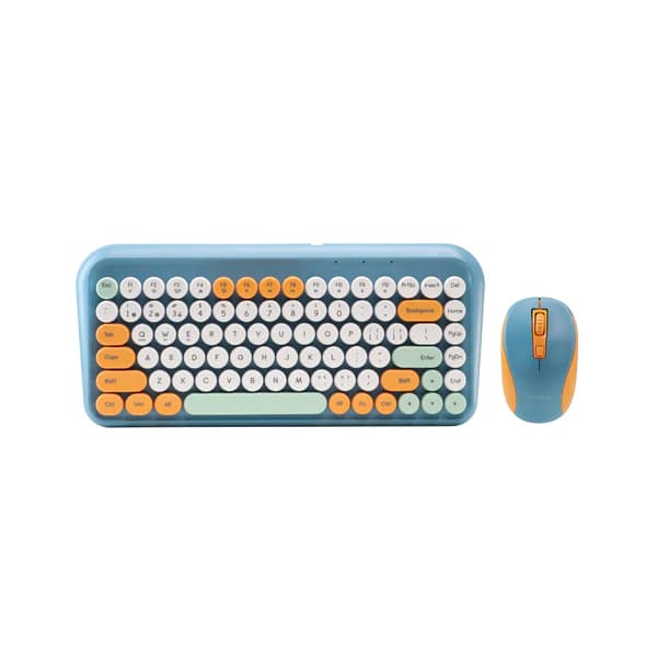 KEYBOARD MOUSE REXUS KM11 WIRELESS COMBO DUAL CONNECTION