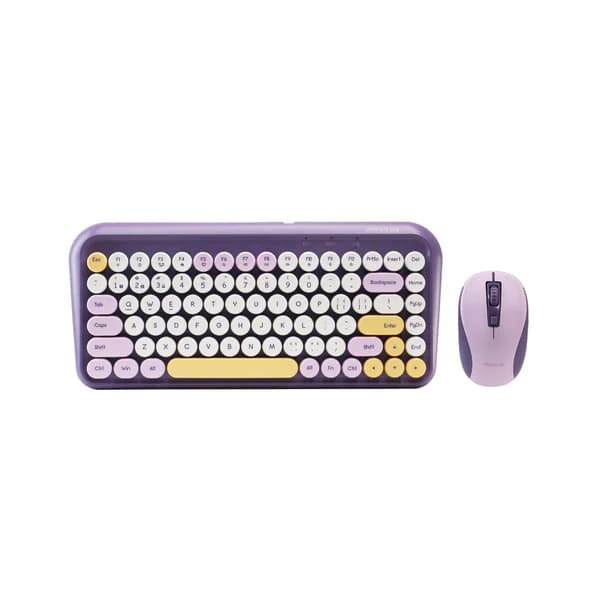 KEYBOARD MOUSE REXUS KM11 WIRELESS COMBO DUAL CONNECTION