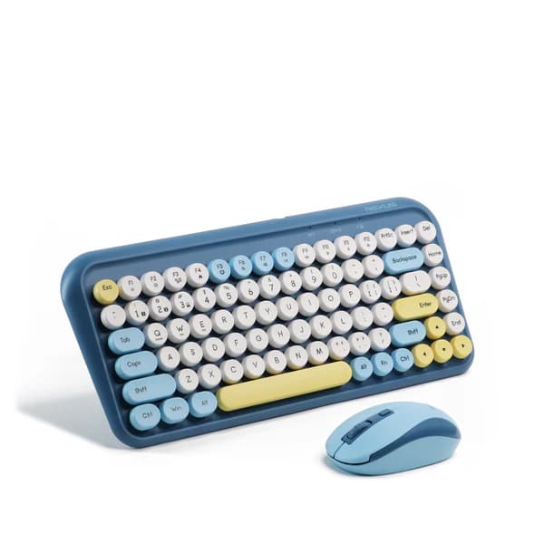 KEYBOARD MOUSE REXUS KM11 WIRELESS COMBO DUAL CONNECTION