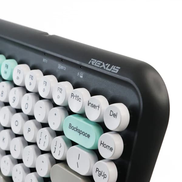 KEYBOARD MOUSE REXUS KM11 WIRELESS COMBO DUAL CONNECTION