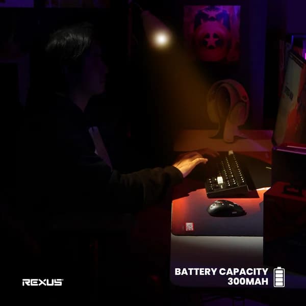 MOUSE REXUS RIVA RX-120 MARVEL EDITION LIGHTWEIGHT PAW3311 TRIPLE CONNECTION