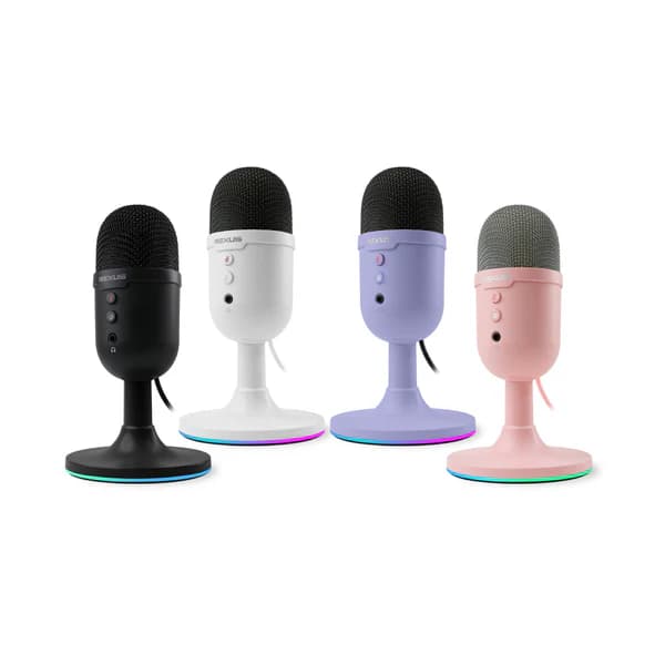 MICROPHONE REXUS XORA II RGB USB CONNECTION WITH LIVE MONITOR AUX