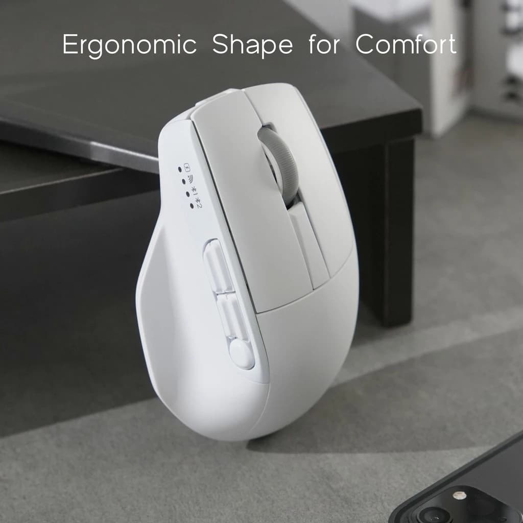 NIX PRISMIC MOUSE OME-119 WIRELESS BLUETOOTH DUAL MODE SILENT CLICK 9 ADJUSTABLE BUTTON
