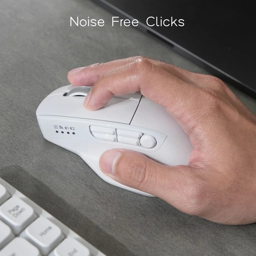 NIX PRISMIC MOUSE OME-119 WIRELESS BLUETOOTH DUAL MODE SILENT CLICK 9 ADJUSTABLE BUTTON