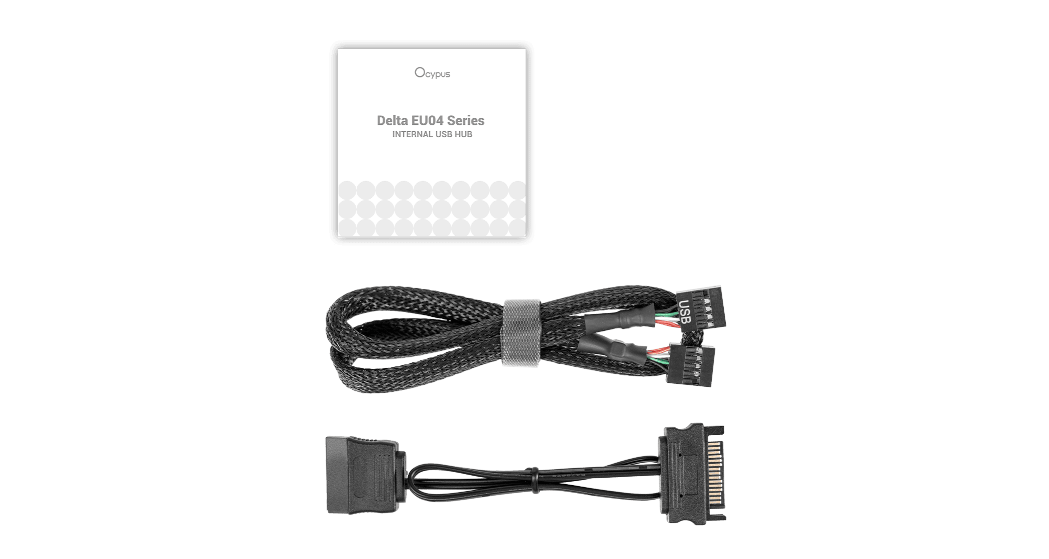USB HUB OCYPUS DELTA EU04 4-PORT BLACK