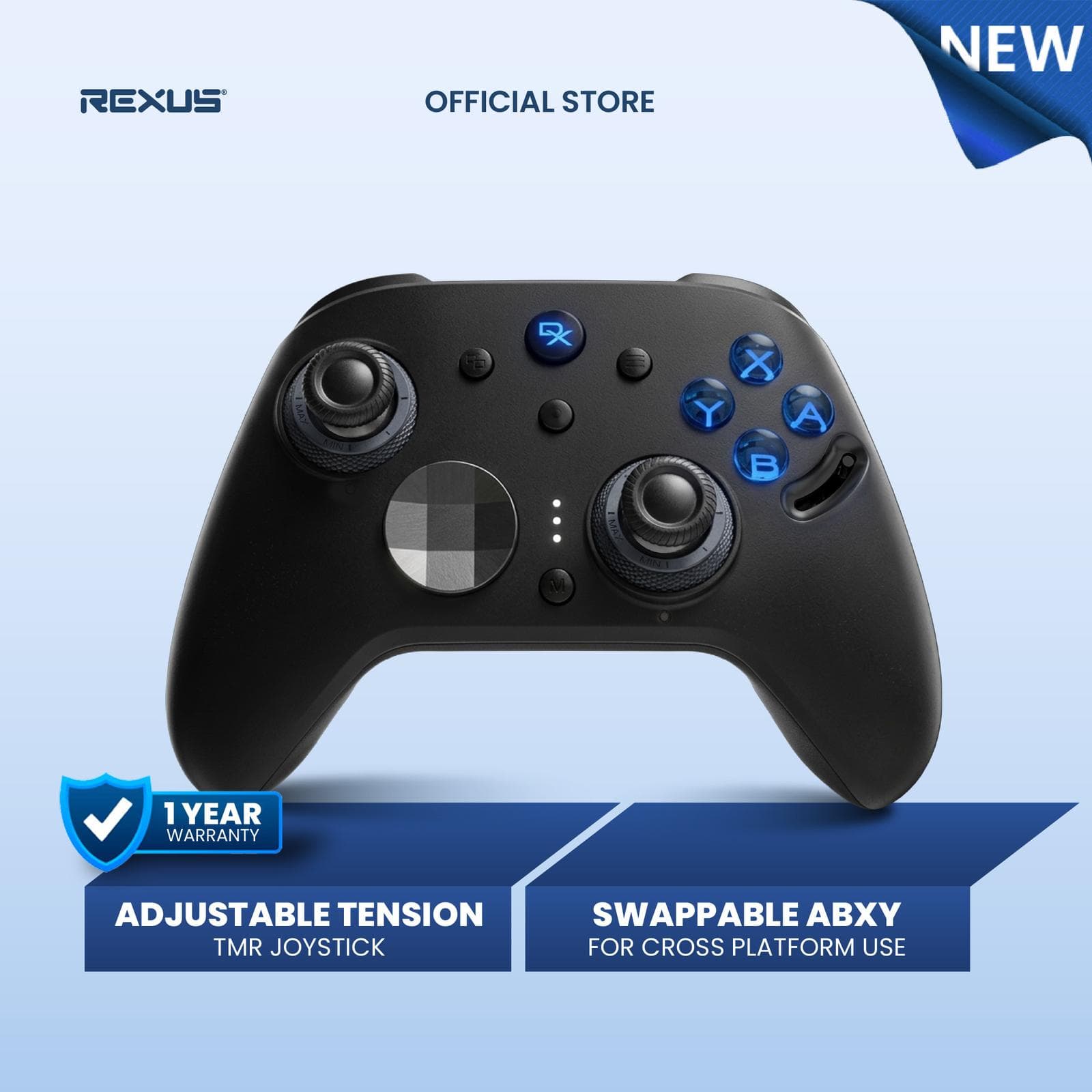 GAMEPAD REXUS DAXA EZOTH AX10 + CHARGING DOCK