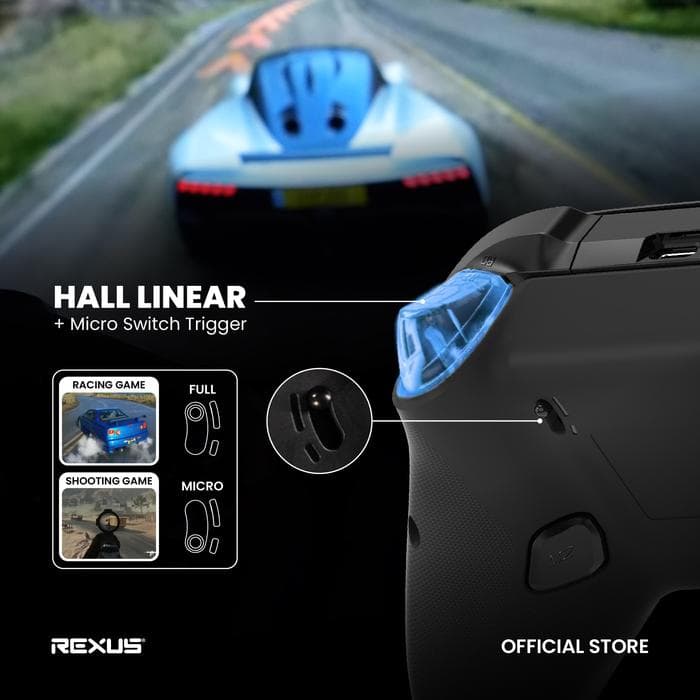 GAMEPAD REXUS DAXA EZOTH AX10 + CHARGING DOCK