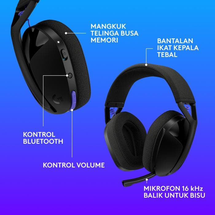 HEADSET LOGITECH G321 981-001564 - BLACK/WHITE