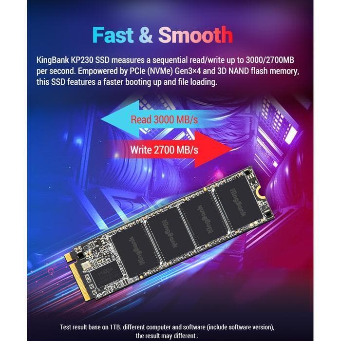 SSD NVME KINGBANK KP230 (256GB - 512GB) M.2 2280 GEN3