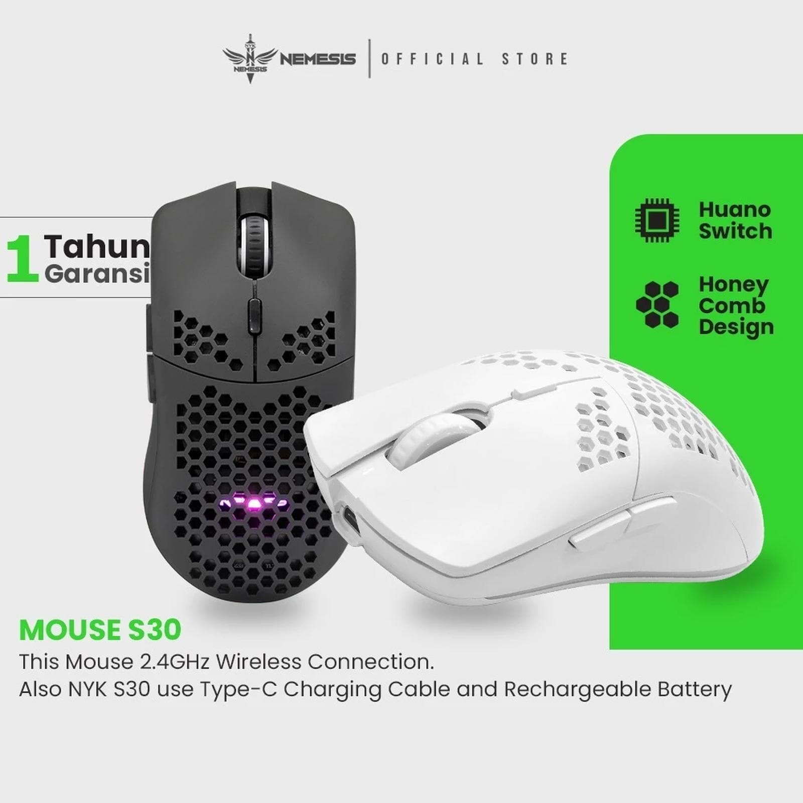 MOUSE NYK NEMESIS S30 WIRELESS