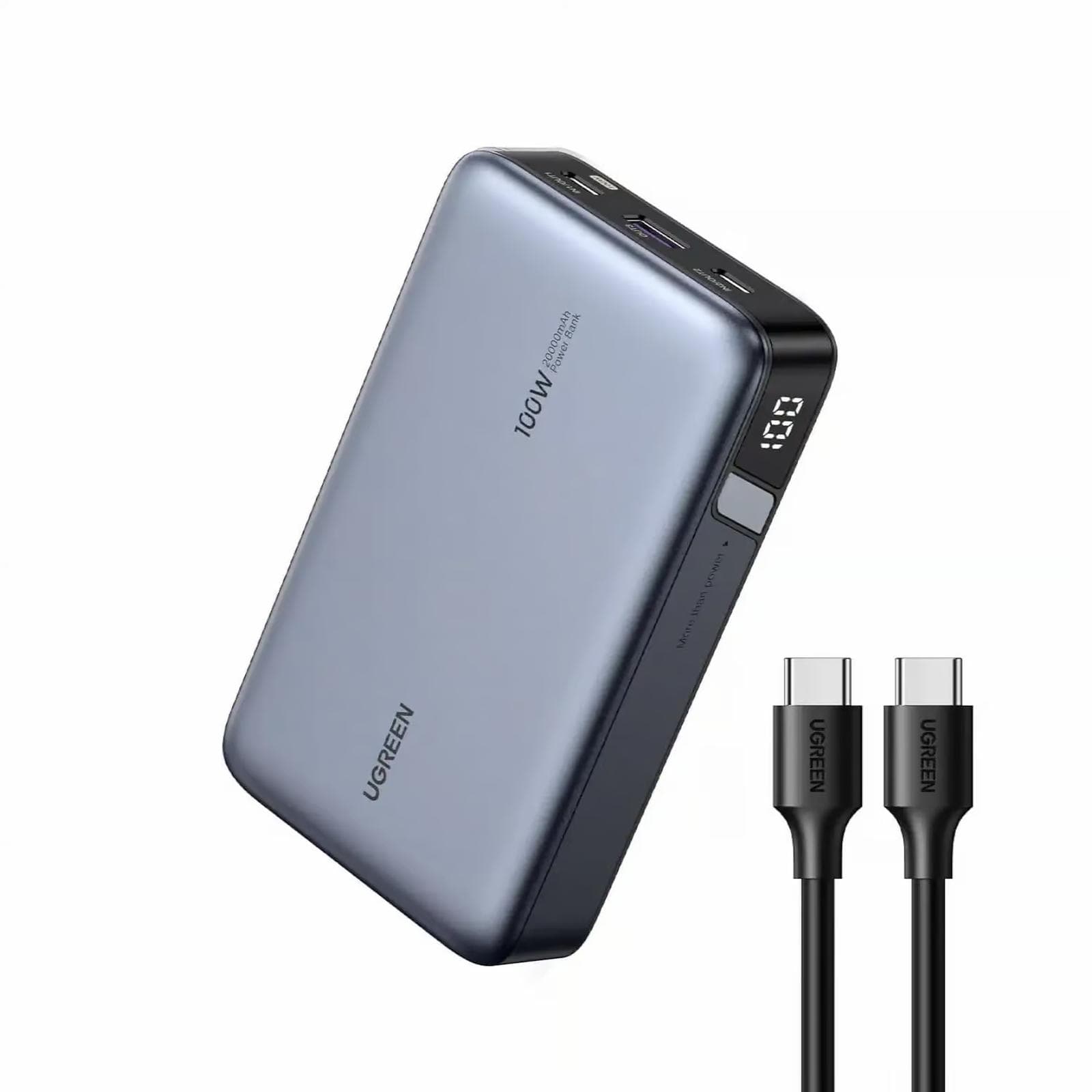UGREEN Powerbank 20000mAh 100W PD USB TYPE C Super Fast Charging 2.0 - (25188)
