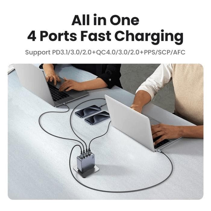 UGREEN CHARGER SET NEXODE PRO GAN 160W GRAY (25877)