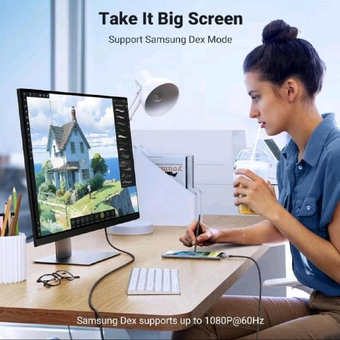 UGREEN KONVERTER USB-C TO HDMI 2.1 8K60HZ 1.5m (35596)