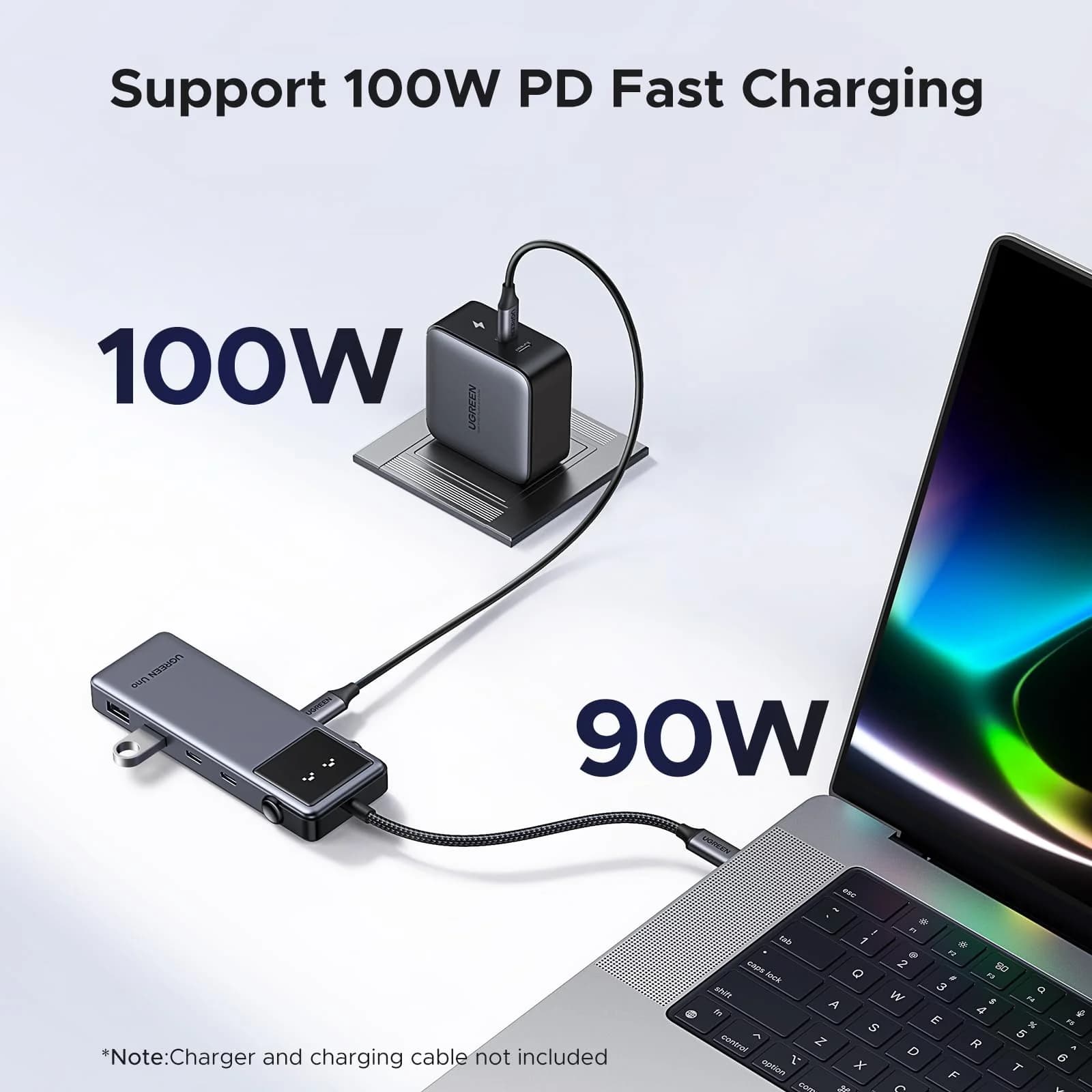UGREEN USB HUB UNO 6 in 1 GRAY (35998)