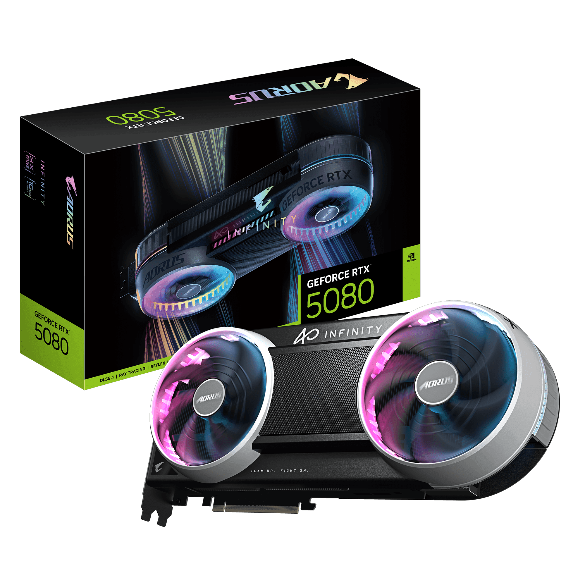 VGA CARD GIGABYTE AORUS INFINITY GEFORCE RTX 5080 16GB GDDR7