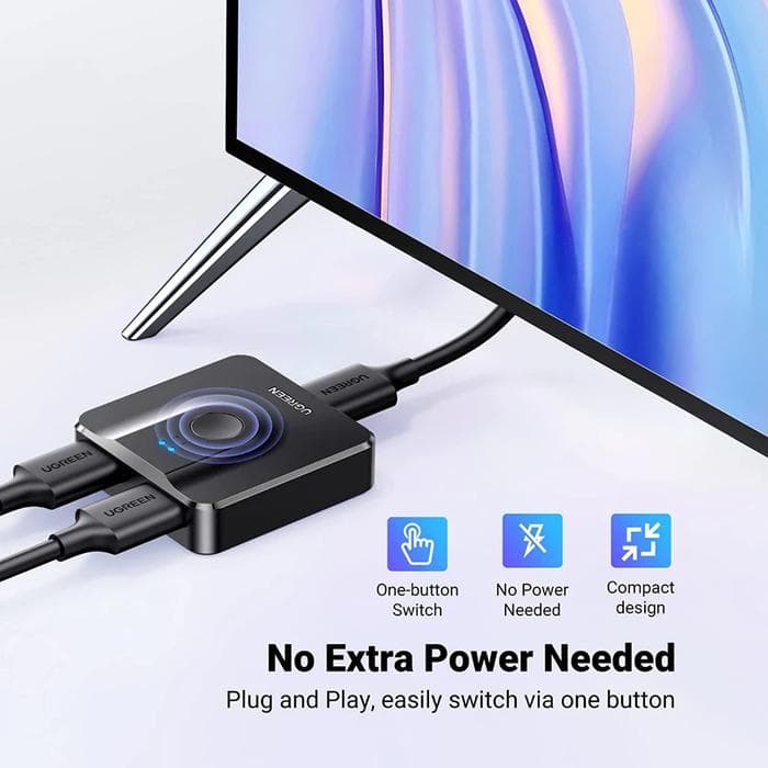 UGREEN SWITCHER HDMI 2 in 1 (50966)